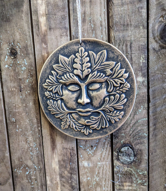 Bronze Green Goddess Plaque