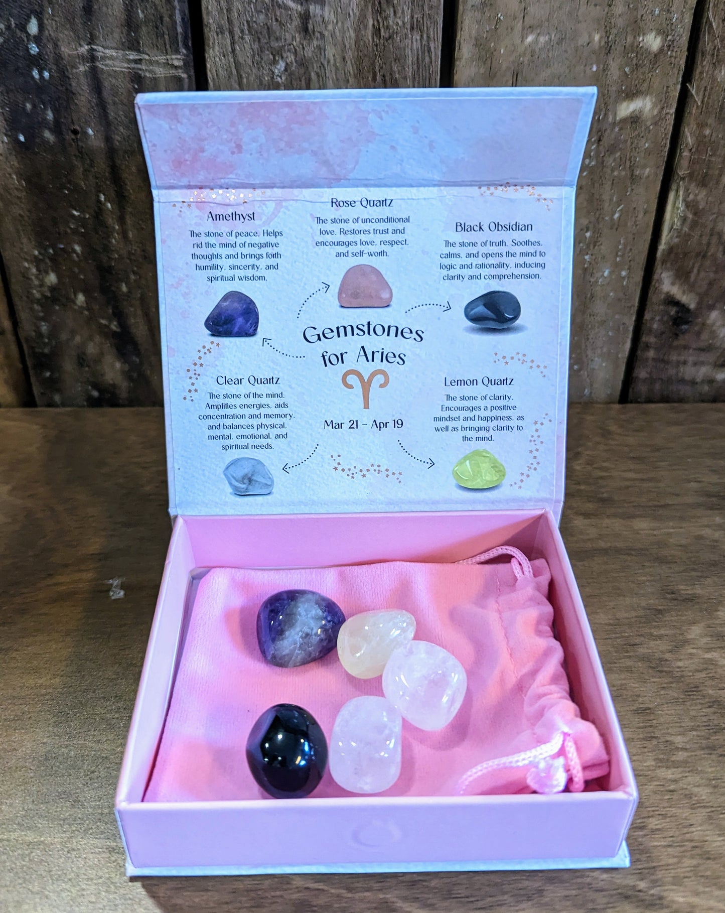 Zodiac Crystal Gift Set