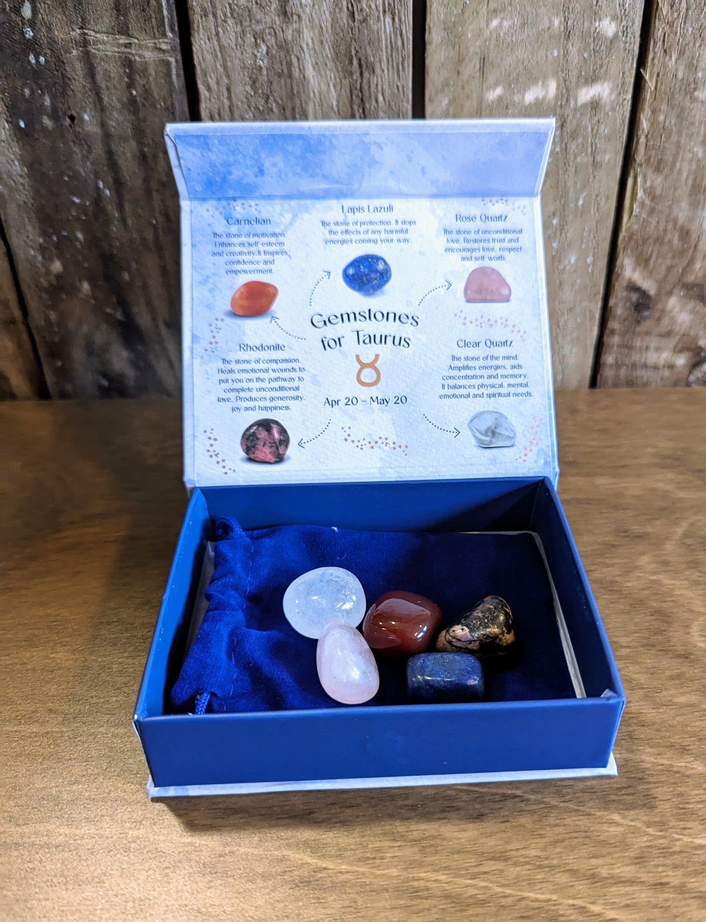 Zodiac Crystal Gift Set