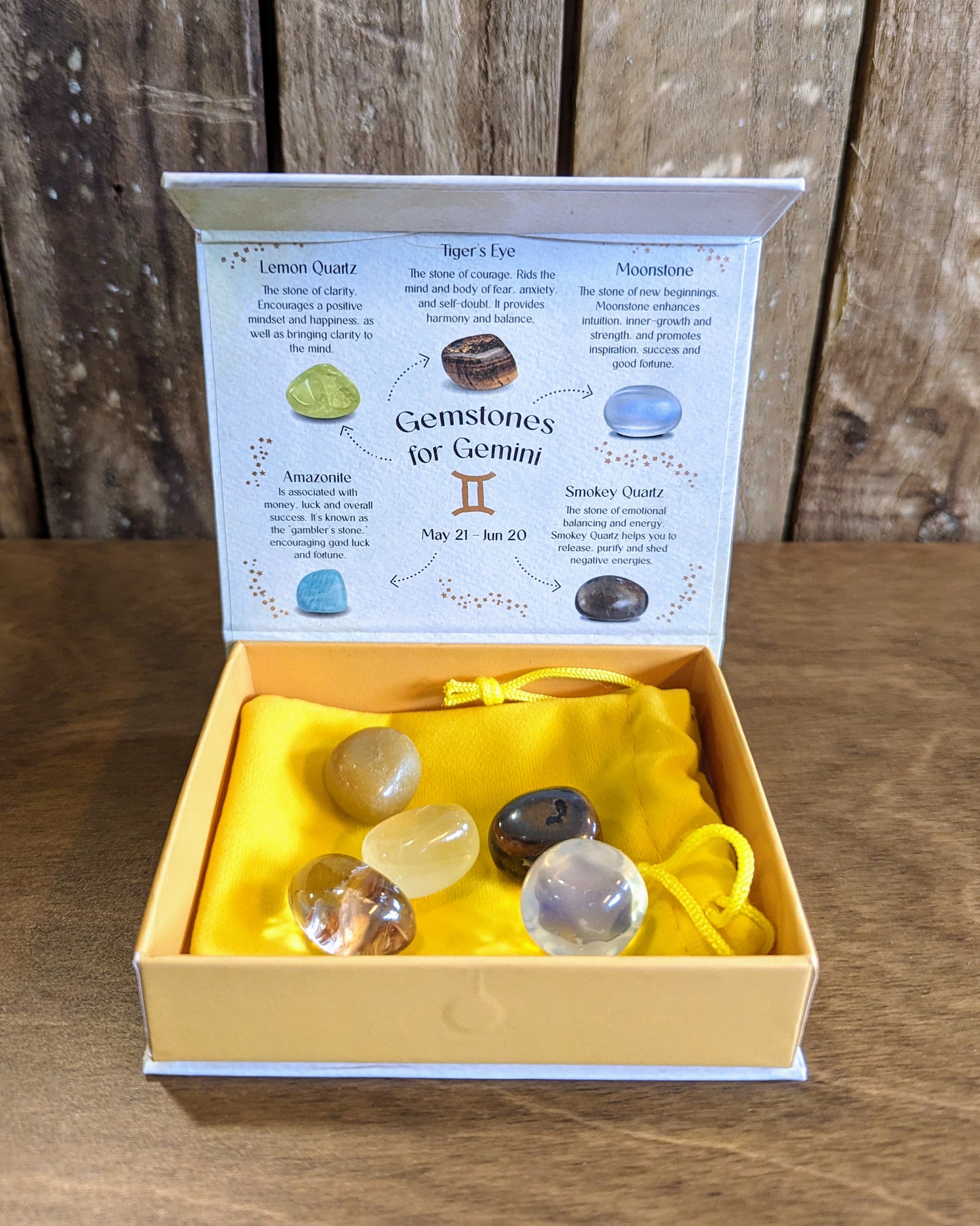 Zodiac Crystal Gift Set