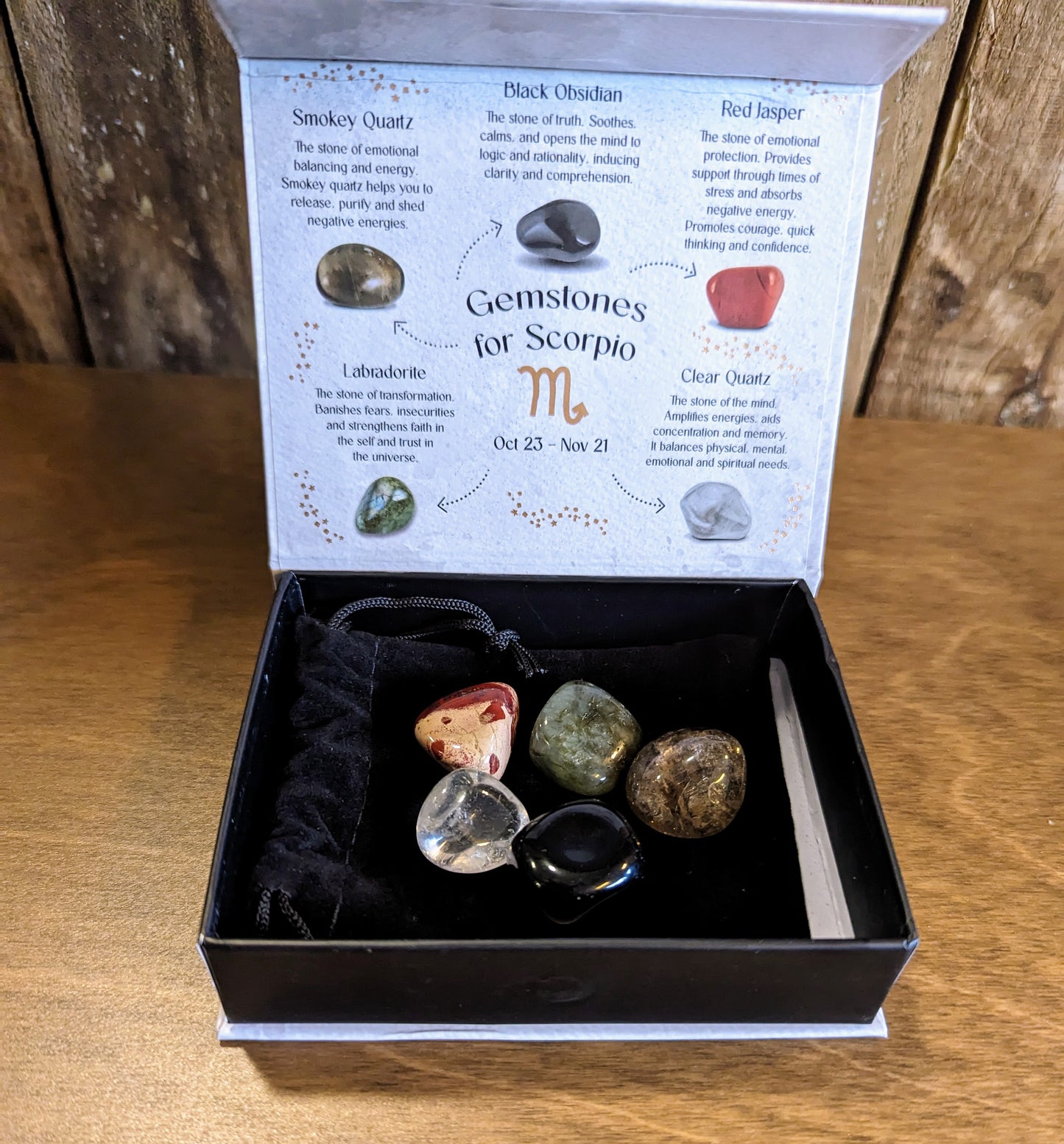 Zodiac Crystal Gift Set