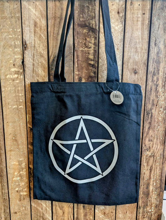 Pentagram Cotton Tote Bag