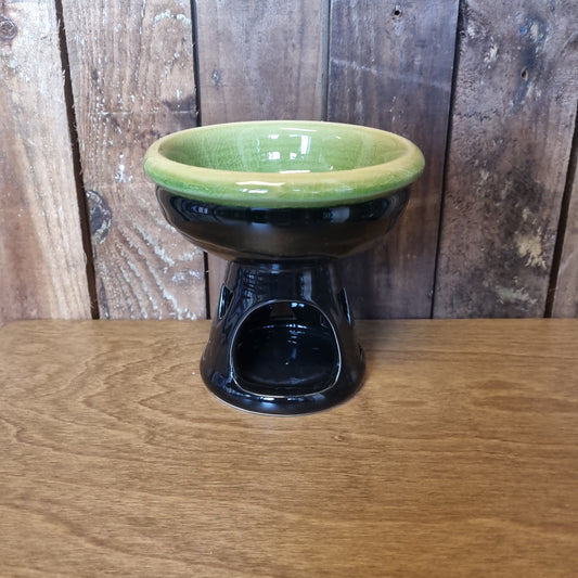 Deep Bowl Oil Burner in Green