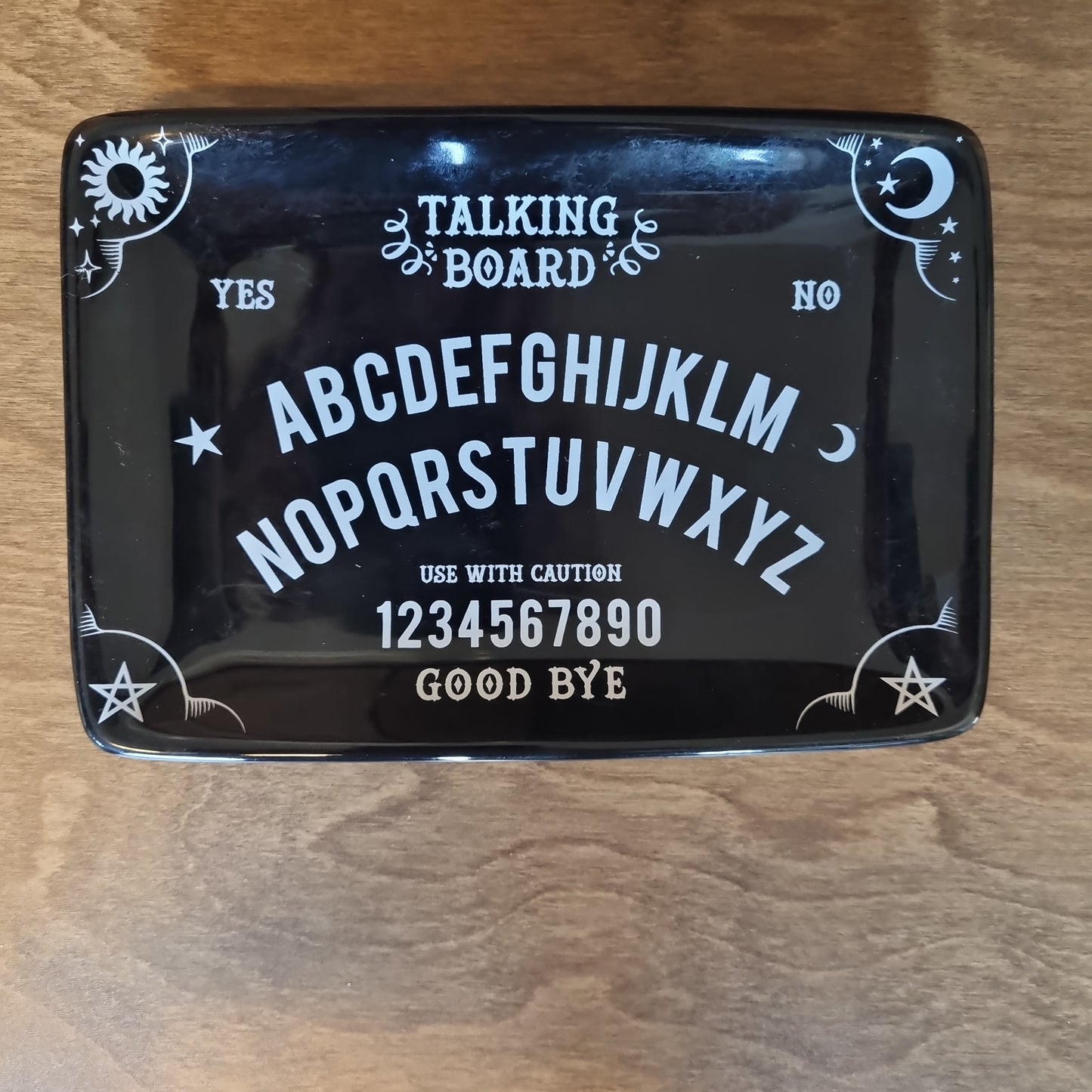 Black Talking Board Trinket Dish