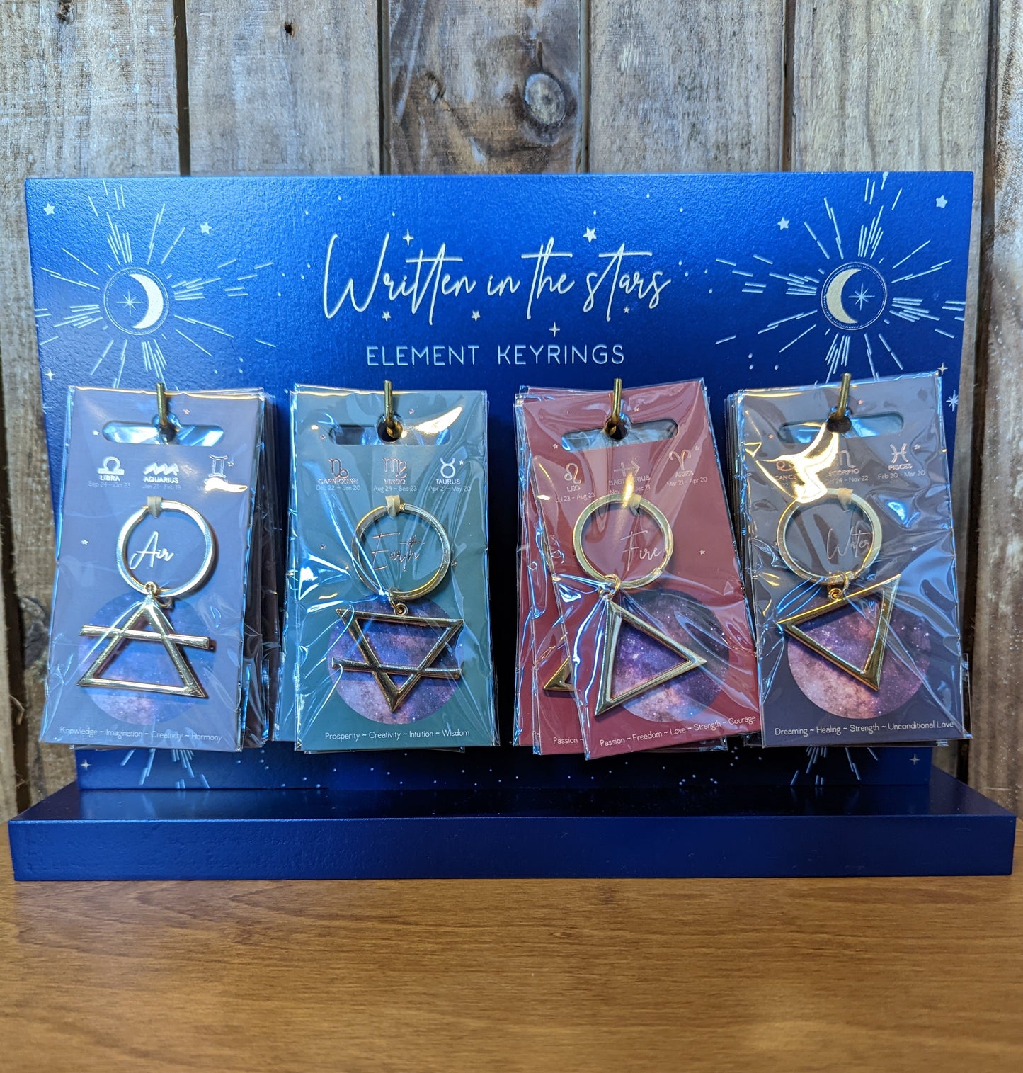 Four Elements Keyrings