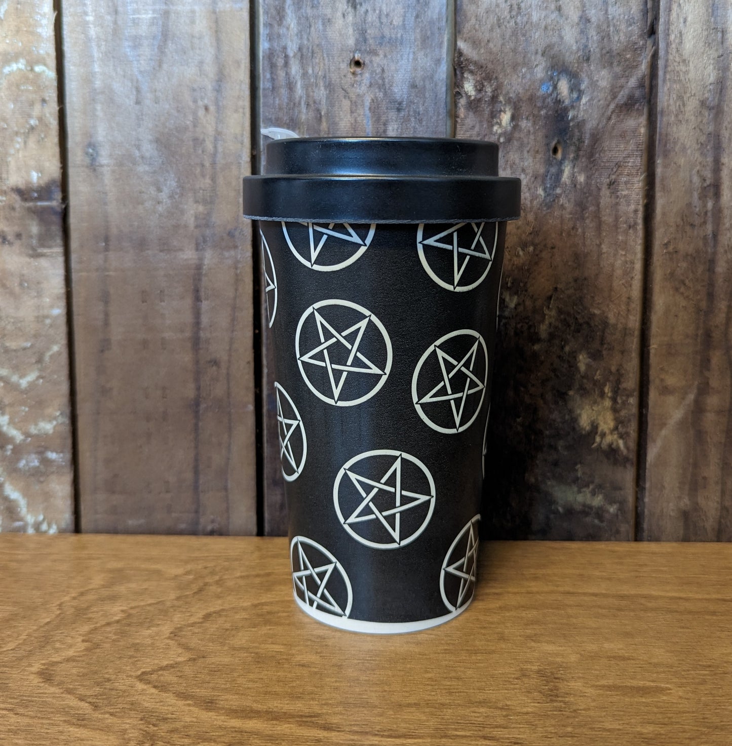 Pentagram Bamboo Travel Mug