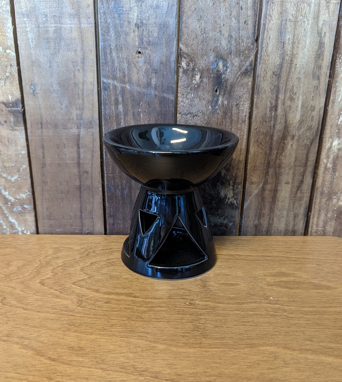 Black Deep Dish Oil and Wax Warmer